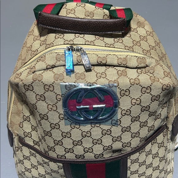 Patterned Backpack Bag - Picture 3 of 10